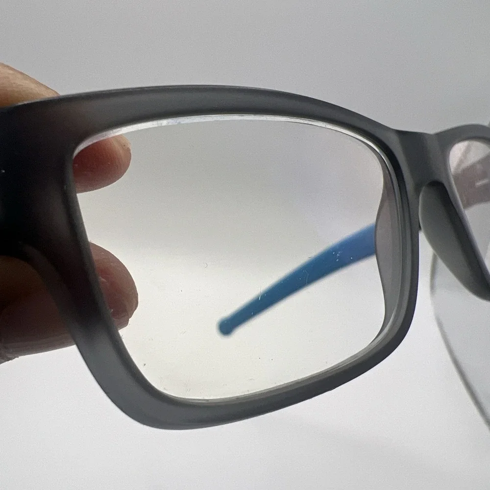 Oakley OY8005 0249 Eyeglasses Boys Black Blue Full Rim  49-15-128 Frame Only EUC